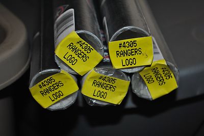 VINTAGE TEXAS RANGERS LOGO POSTER 1994 NEW IN ORIGINAL SHRINK WRAP NO TAPE / PIN