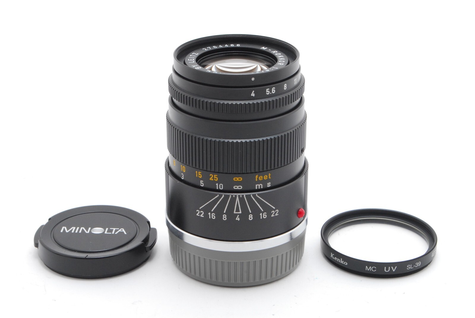 N MINT+++】MINOLTA M-ROKKOR 90mm f/4 MF Lens For Leica M