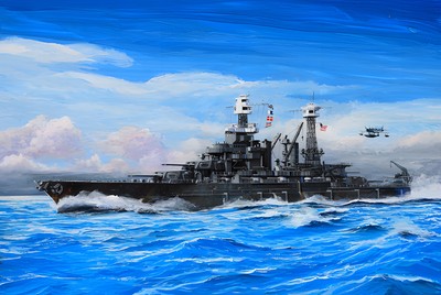 USS MARYLAND BB-46 1941 1:700 Trumpeter Kit para montar 05769