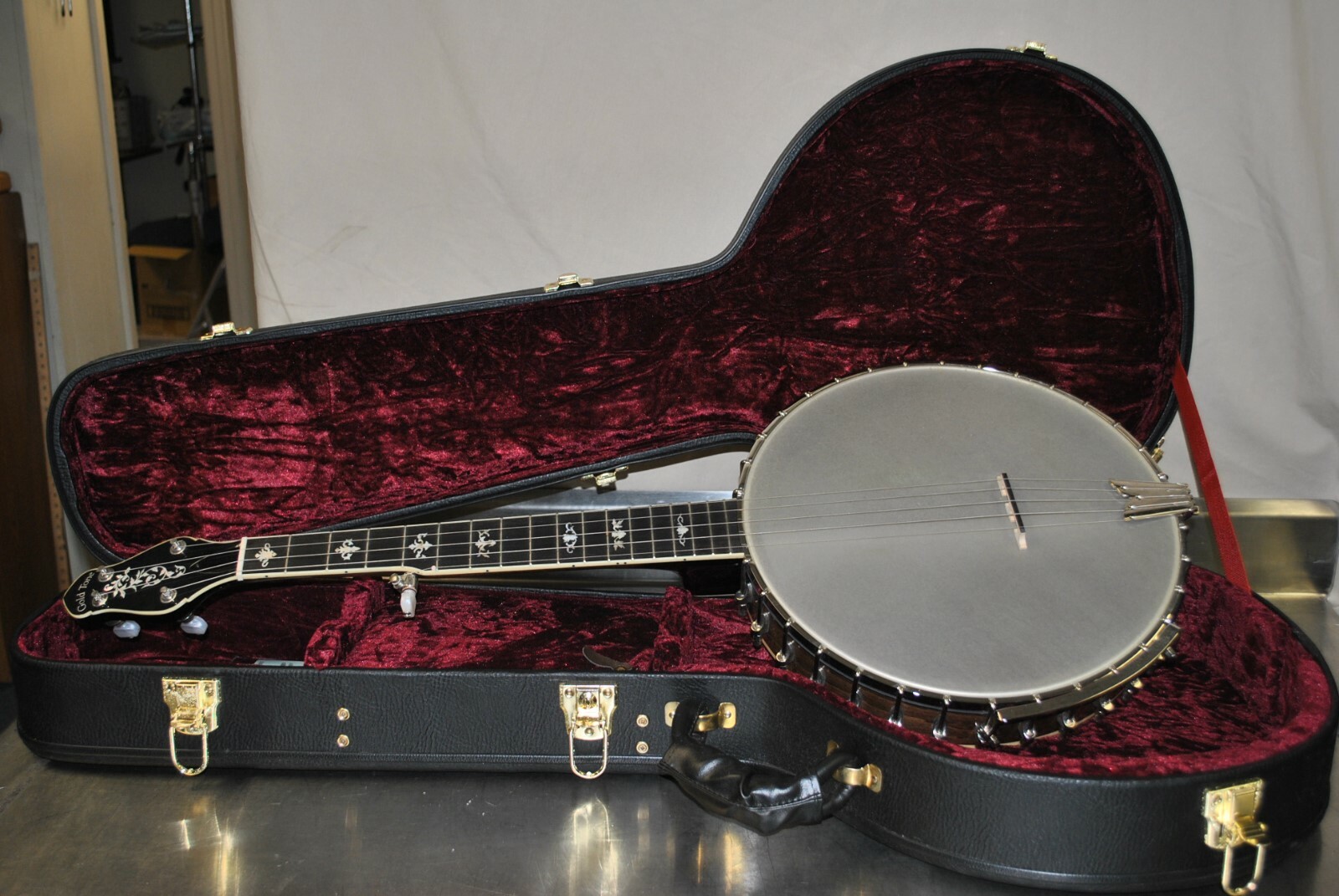 GOLD TONE 5-STRING OPEN BACK CELLO BANJO w/ DELUXE HARDSHELL CASE ~ CEB-5