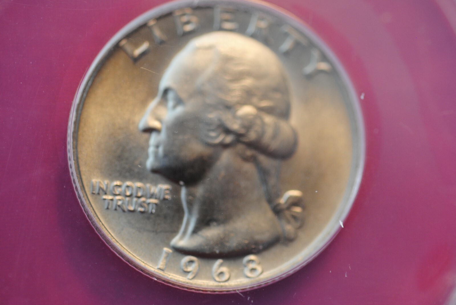 1968 Washington Quarter MS 65 ANACS