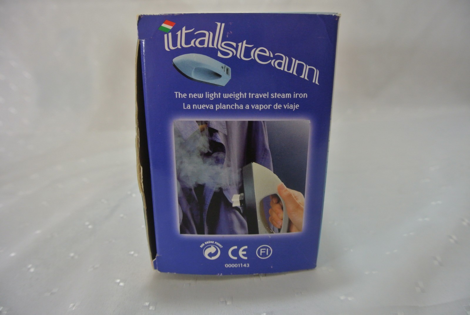 Ital Steam Lightweight Travel Steam iron-Made in Italy Light weight!
