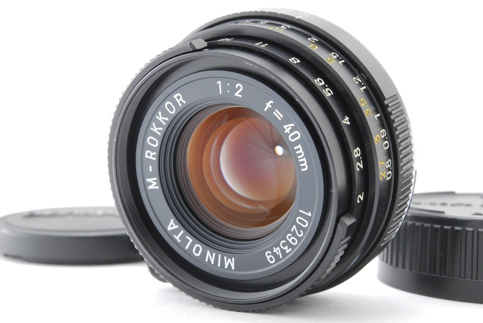 NEAR MINT] Minolta M Rokkor 40mm F2 Lens Leica M Mount for
