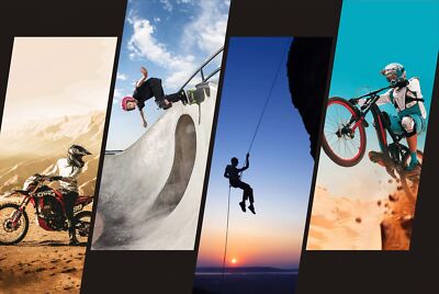 ® CAK Motorcycle Motocross Racing Knee Guards Pads Braces Protective Gear Black