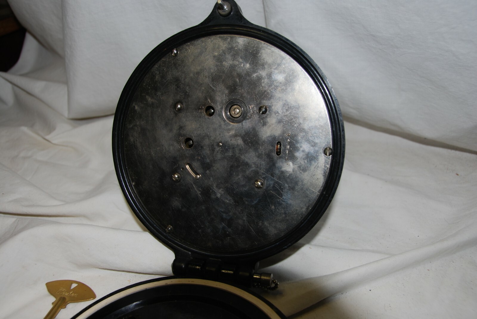 WWII Era Seth Thomas Mark I Deck Clock, Includes key, Excellent condition!