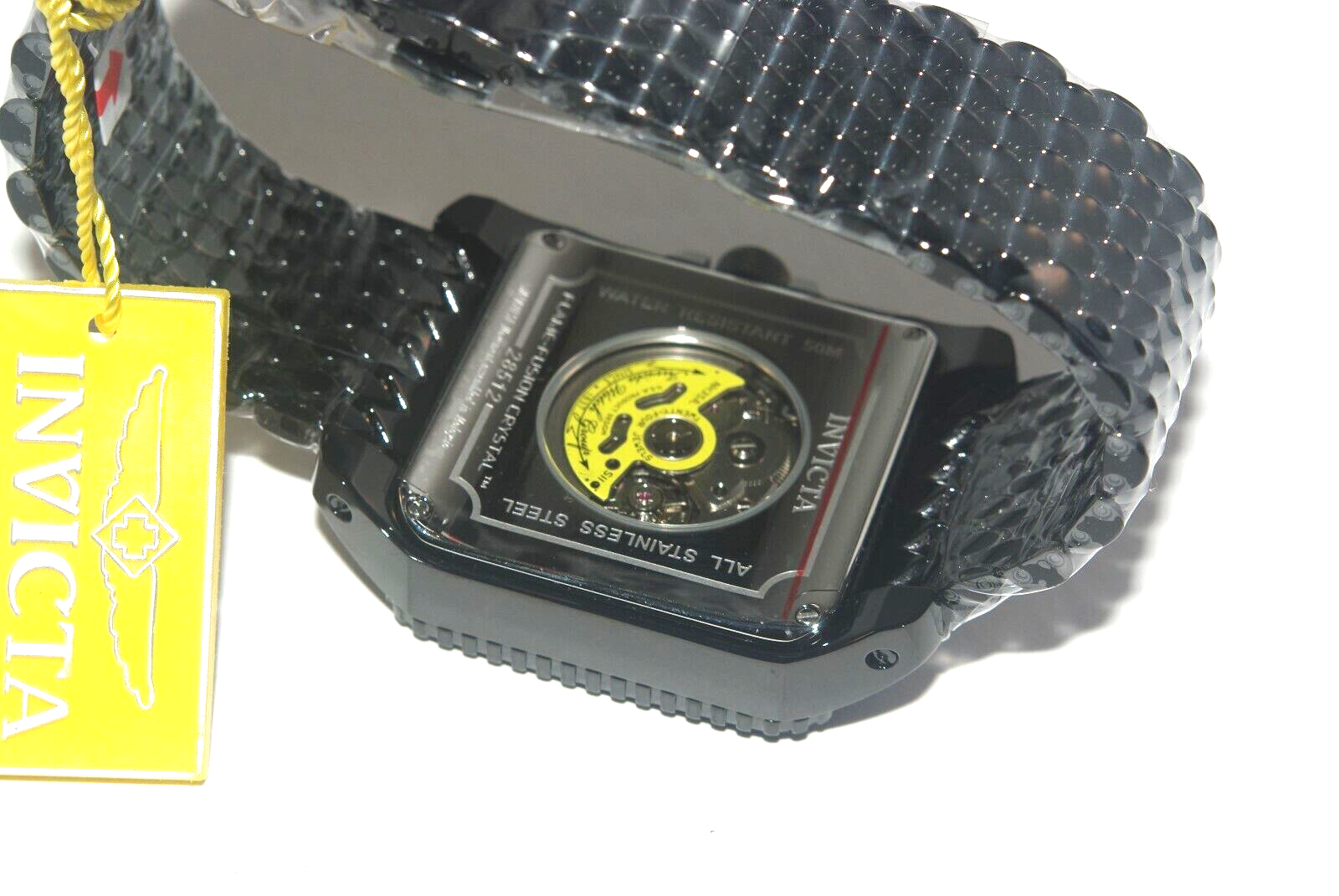 Pre-owned Invicta 28512 Cuadro Automatic With Sii Nh35a 24 Jewel Movement