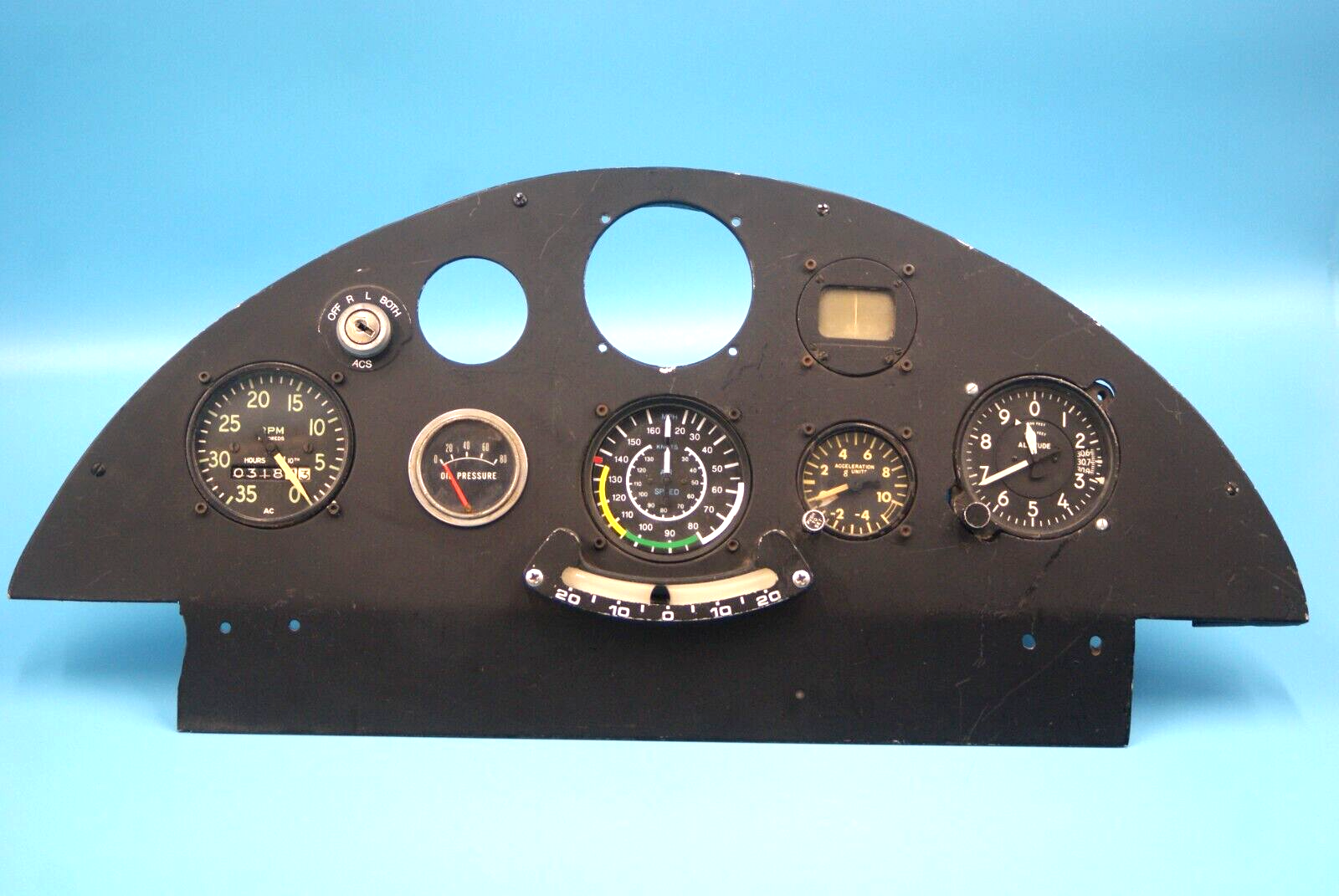Aircraft Instrument Panel with 6 Gauges | eBay