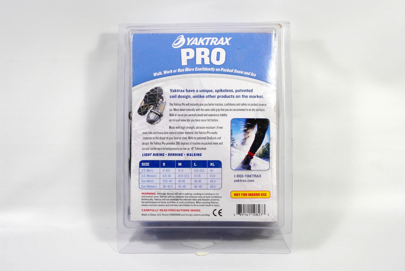 Yaktrax Pro Med. Traction Cleats for Walking, Jogging, or Hiking on Snow and Ice