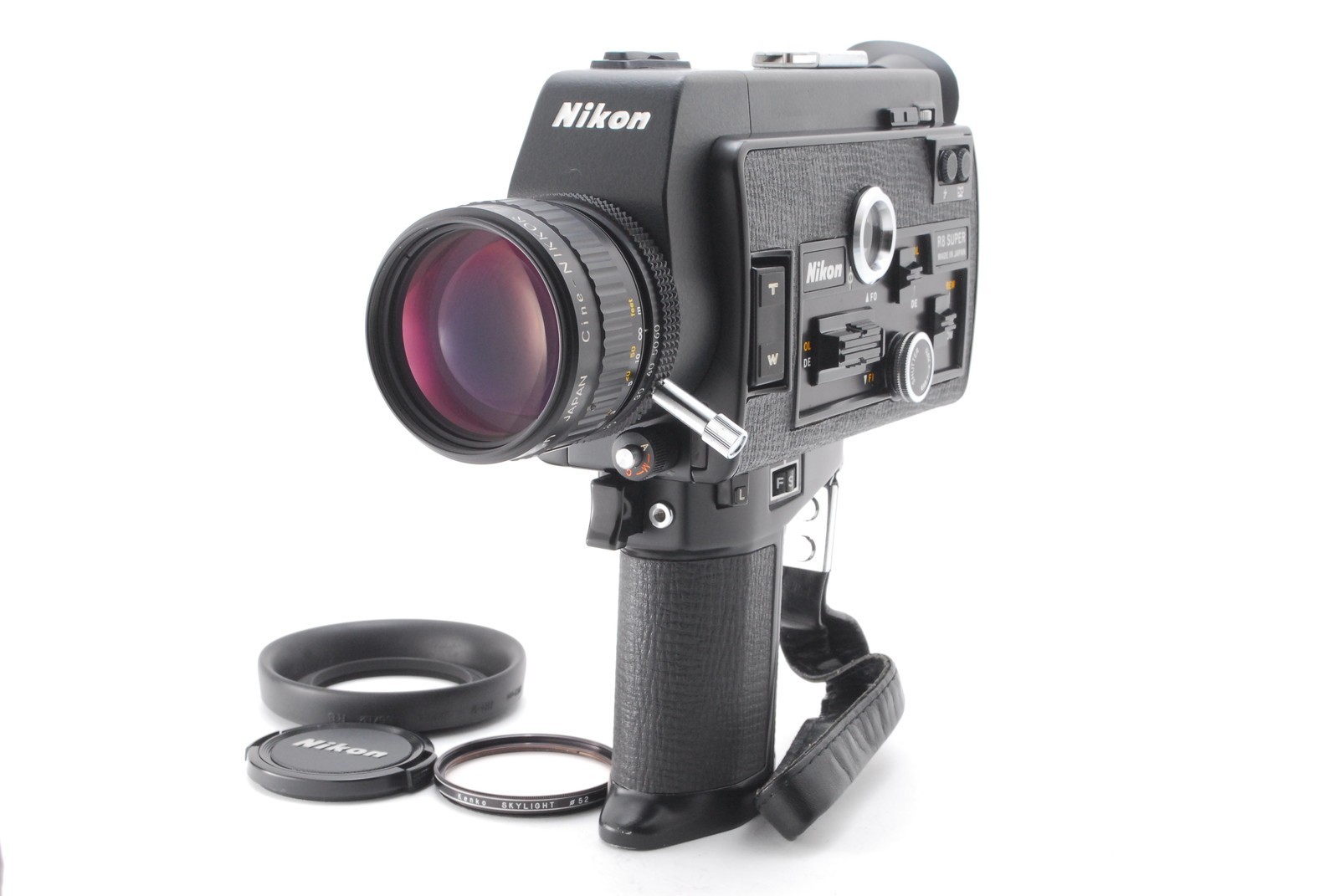 Nikon Super R8 ムービーカメラ 8ミリカメラ Near MINT+ w/Hood] Nikon R8 Super 8mm Movie Film Camera From