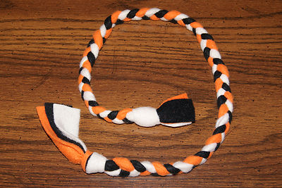 New Bengals / Halloween / Harley Colored Handmade Braided Fleece Cat Toy BCR