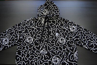 NEW MEN'S BBC 831-6303 BILLIONAIRE BOYS CLUB BB CORTEX PULL OVER HOODIE BLACK