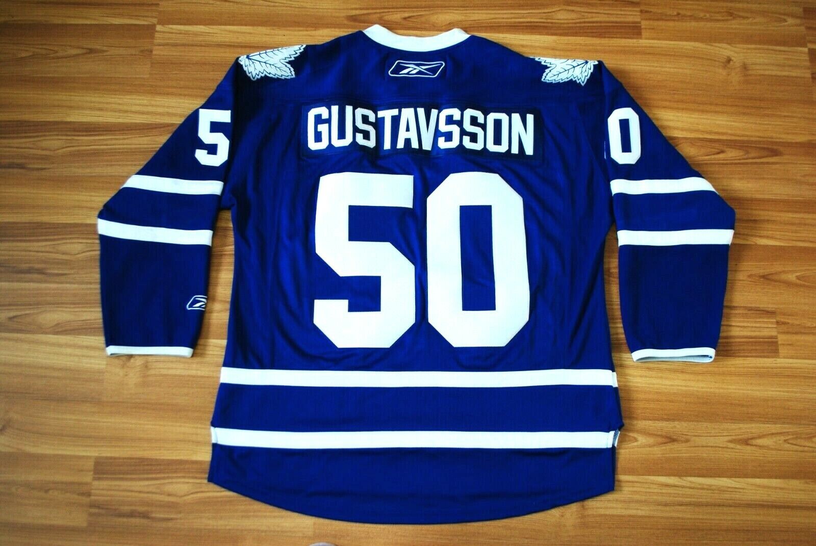 JONAS GUSTAVSSON #50 TORONTO MAPLE LEAFS SHIRT JERSEY REEBOK JONAS GUSTAVSSON #50 TORONTO MAPLE LEAFS SHIRT JERSEY REEBOK