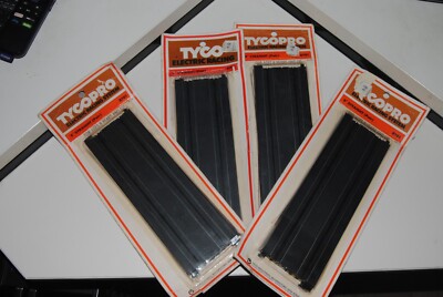 TYCO Pro 8701 9'' Straight Slot Car Tracks Vintage Unopened (2 pcs)