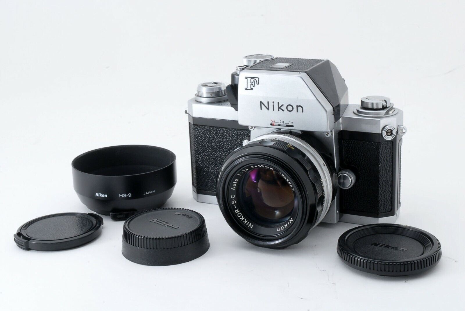 Nikon F Film camera + Nikkor S.C Auto 50mm f/1.4 MF Lens Nikon F Film camera + Nikkor S.C Auto 50mm f/1.4 MF Lens