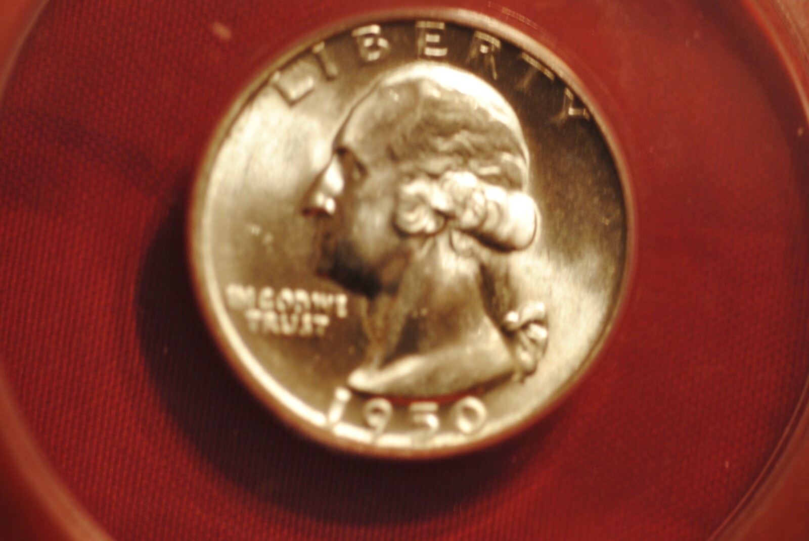 1950 D Washington Quarter MS 65 ANACS.