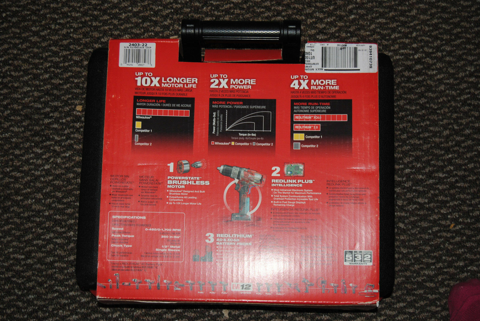 Milwaukee 2403-22 M12 FUEL 1/2