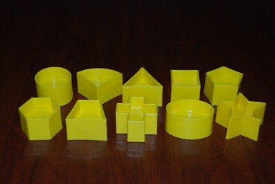 TUPPERWARE TupperToys YELLOW Shape-O Ball Sorter Toy Replacement Pieces COMPLETE