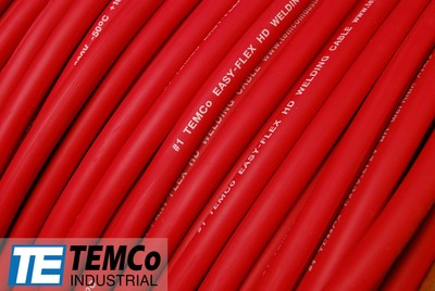 TEMCo 1 Gauge AWG Welding Lead & Car Battery Cable Copper Wire | MADE IN USA