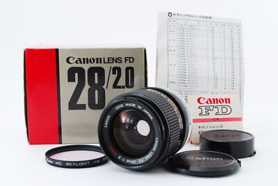 ❁希少！美品❁Canon キャノン FD 28mm f2 S.S.C. SSC Canon FD 28mm f2 S.S.C SSC Wide Angle MF Lens in BOX [Rare