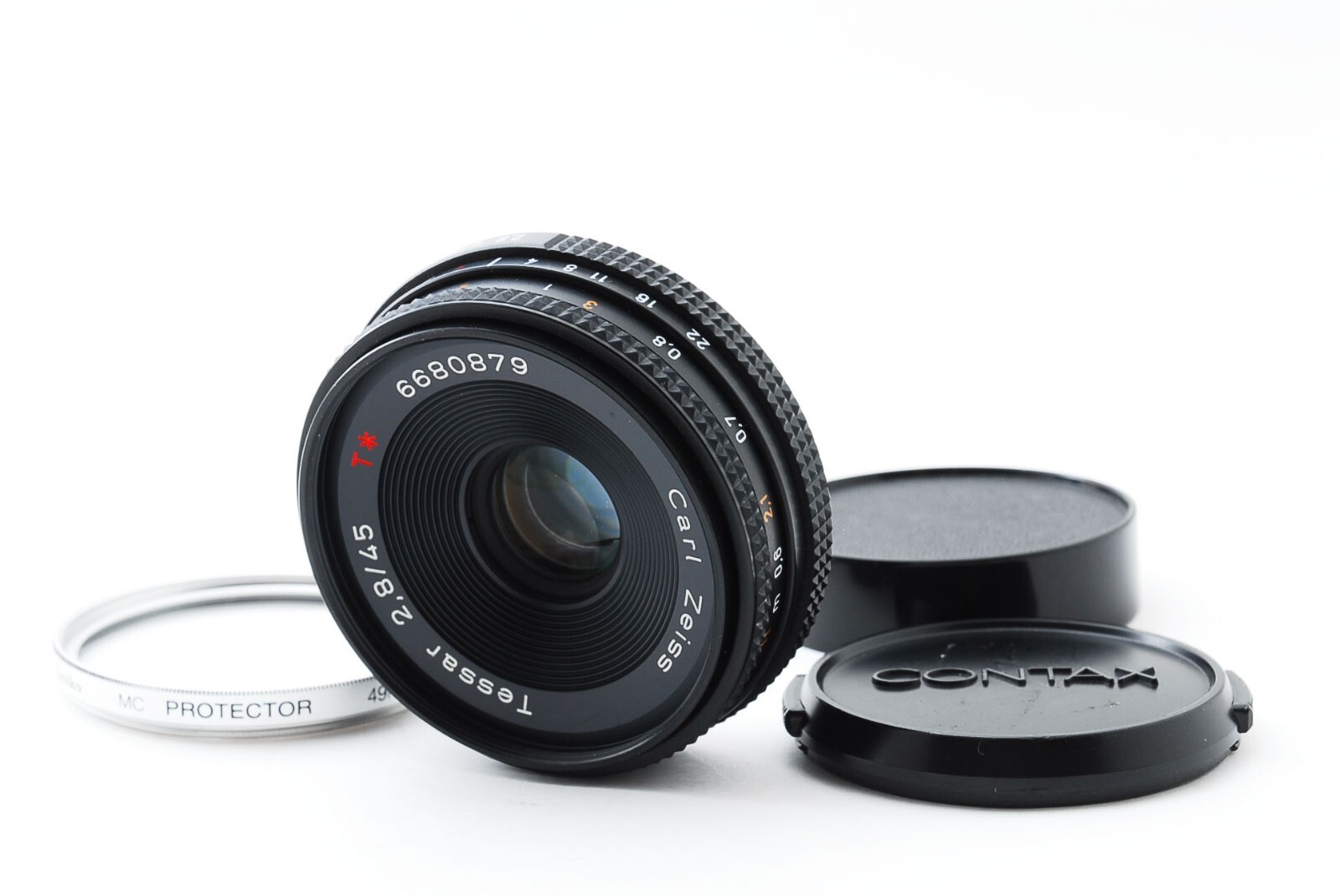 CONTAX Carl Zeiss Tessar 45mm F/2.8 AEJ MF Lens For C/Y CONTAX Carl Zeiss Tessar 45mm F/2.8 AEJ MF Lens For C/Y