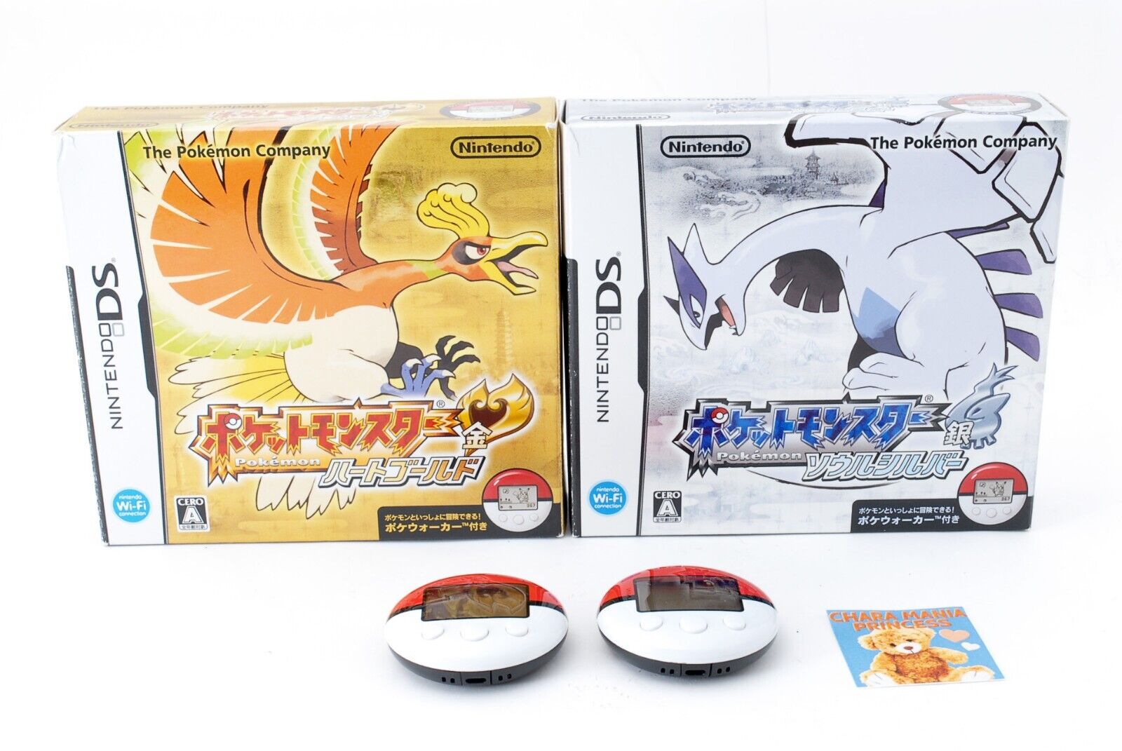 Lot 2 Nintendo DS Pokemon Heartgold Soulsilver w/Pokewalker Lot 2 Nintendo DS Pokemon Heartgold Soulsilver w/Pokewalker