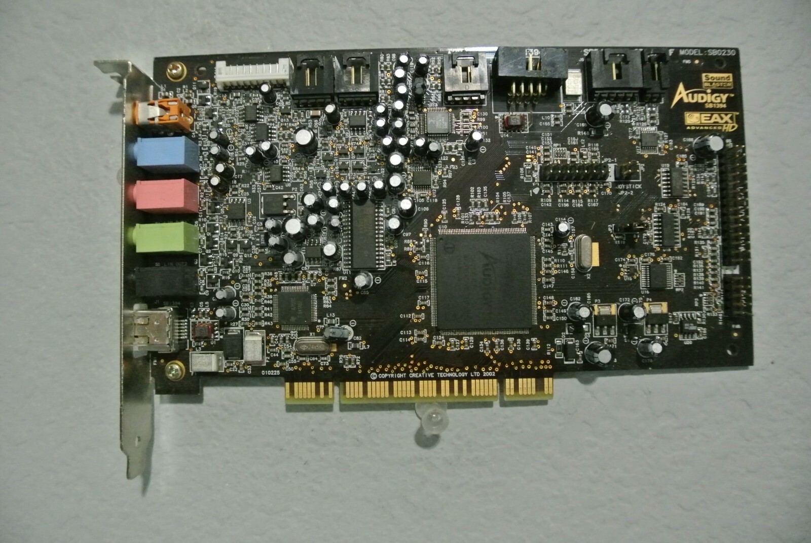 Sound blaster audigy 5. Creative sound blaster card sb0100 5.1 channels pci interface. creative sound blaster sb0490.