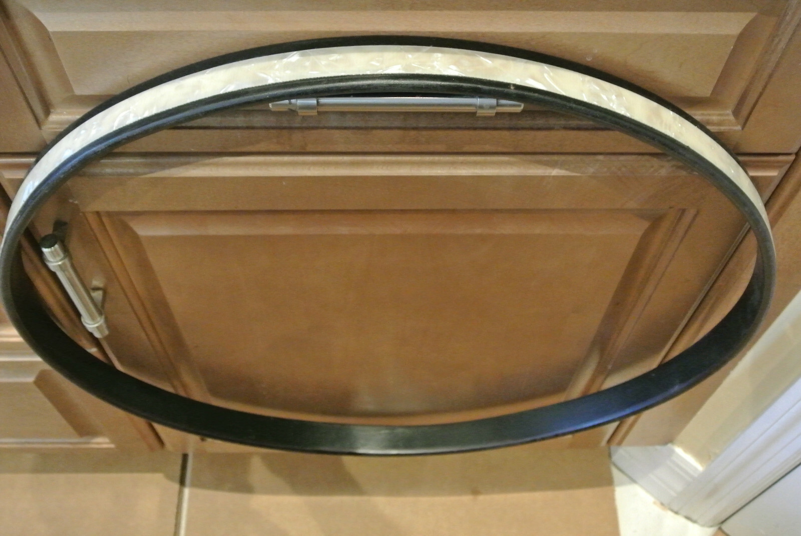 22" BLACK WOODEN BASS DRUM HOOP w/ GRETSCH WIDTH 3/4" WMP INLAY! LOT