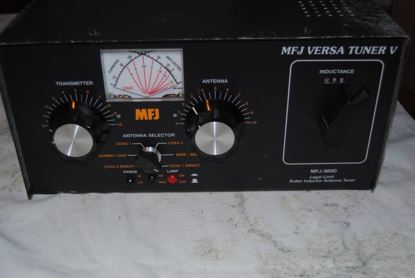 MFJ Versa Tuner V  MFJ-989D  Ham Radio Roller Inductor Antenna Tuner