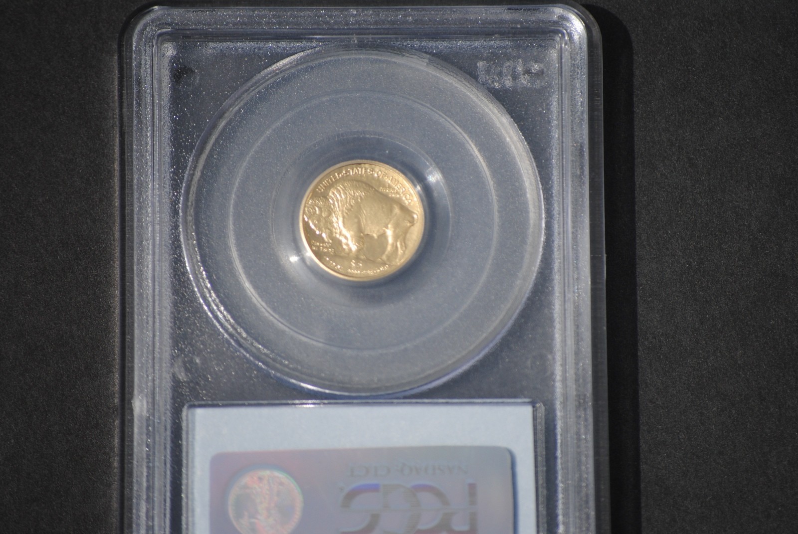 2008 - W  AMERICAN BUFFALO $5 GOLD COIN CERTIFIED