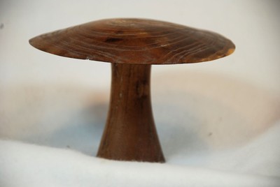 Hand Turned Osage Orange Translucent Stalked Vessel from a Renown Wood Turner