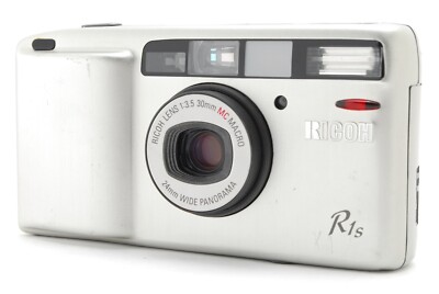READ [Near MINT] RICOH R1s silver 35mm Point & Shoot Film Camera From JAPAN