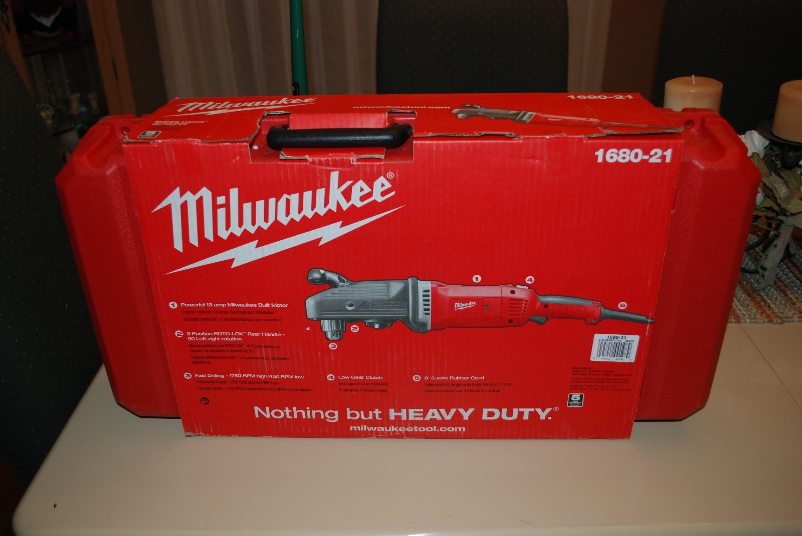 MILWAUKEE 1680-21 Super Hawg 1/2