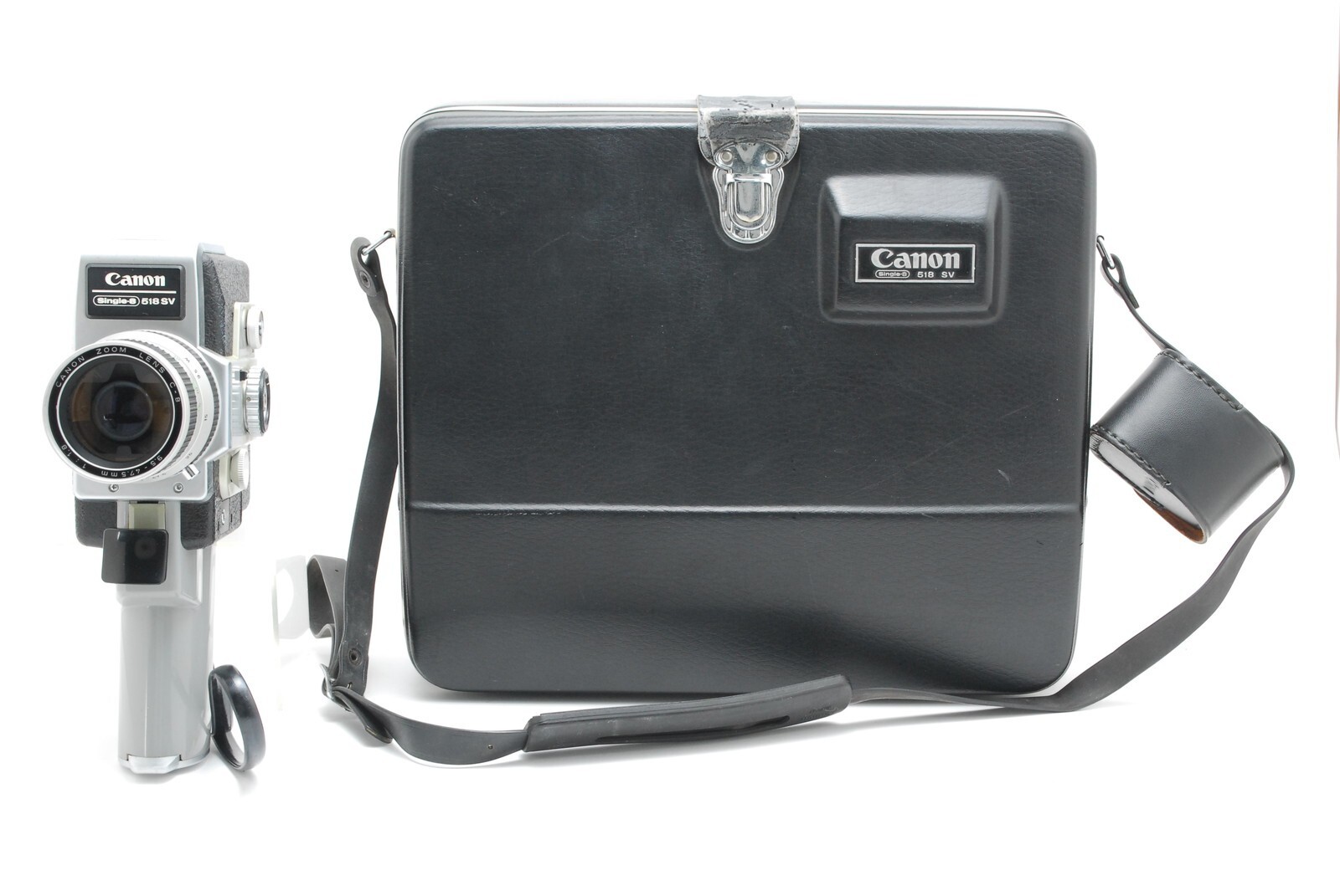Exc+5 w/ Case] Canon Single 8 518 SV Auto Zoom Movie 8mm