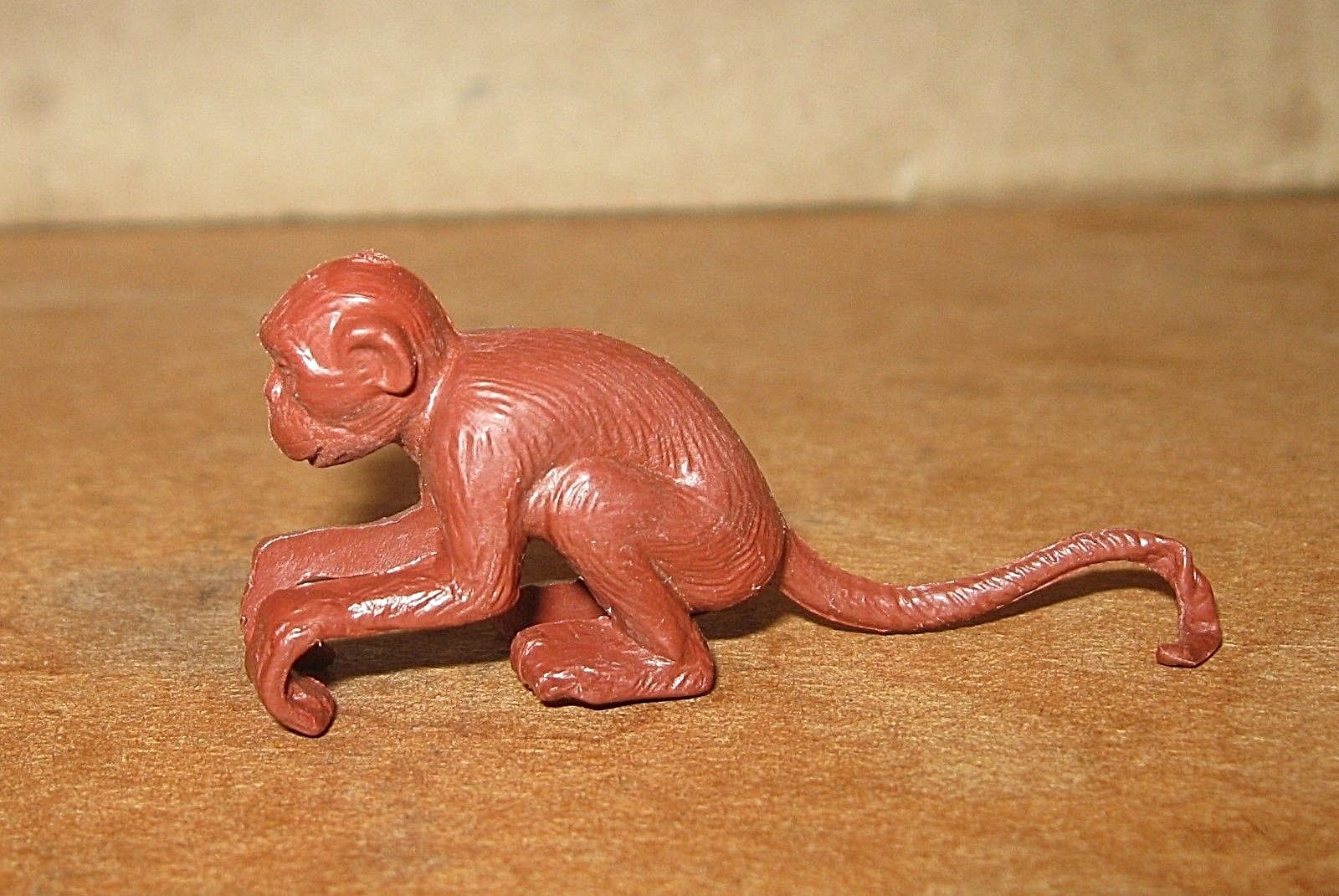 2 Vintage 50s 60s Marx Playset Pet Shop Circus Jungle WALKING HANGING MONKEY