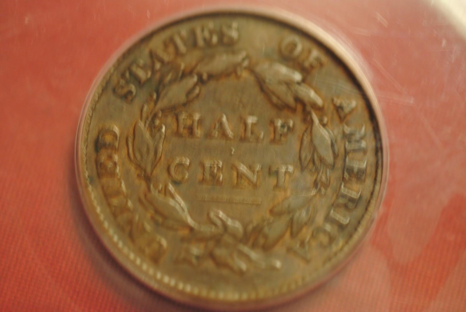 1826 1/2 cent in very fine 35  ANACS