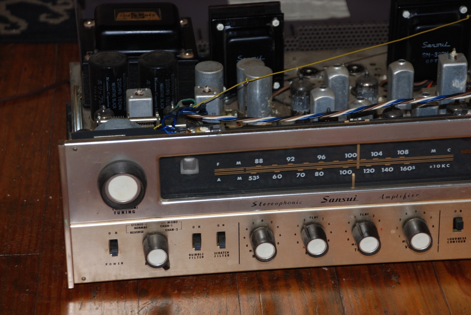 Sansui Tube Stereo SM320M Receiver ( Fisher, Scott, Dynaco, Preamp Amp RCA)
