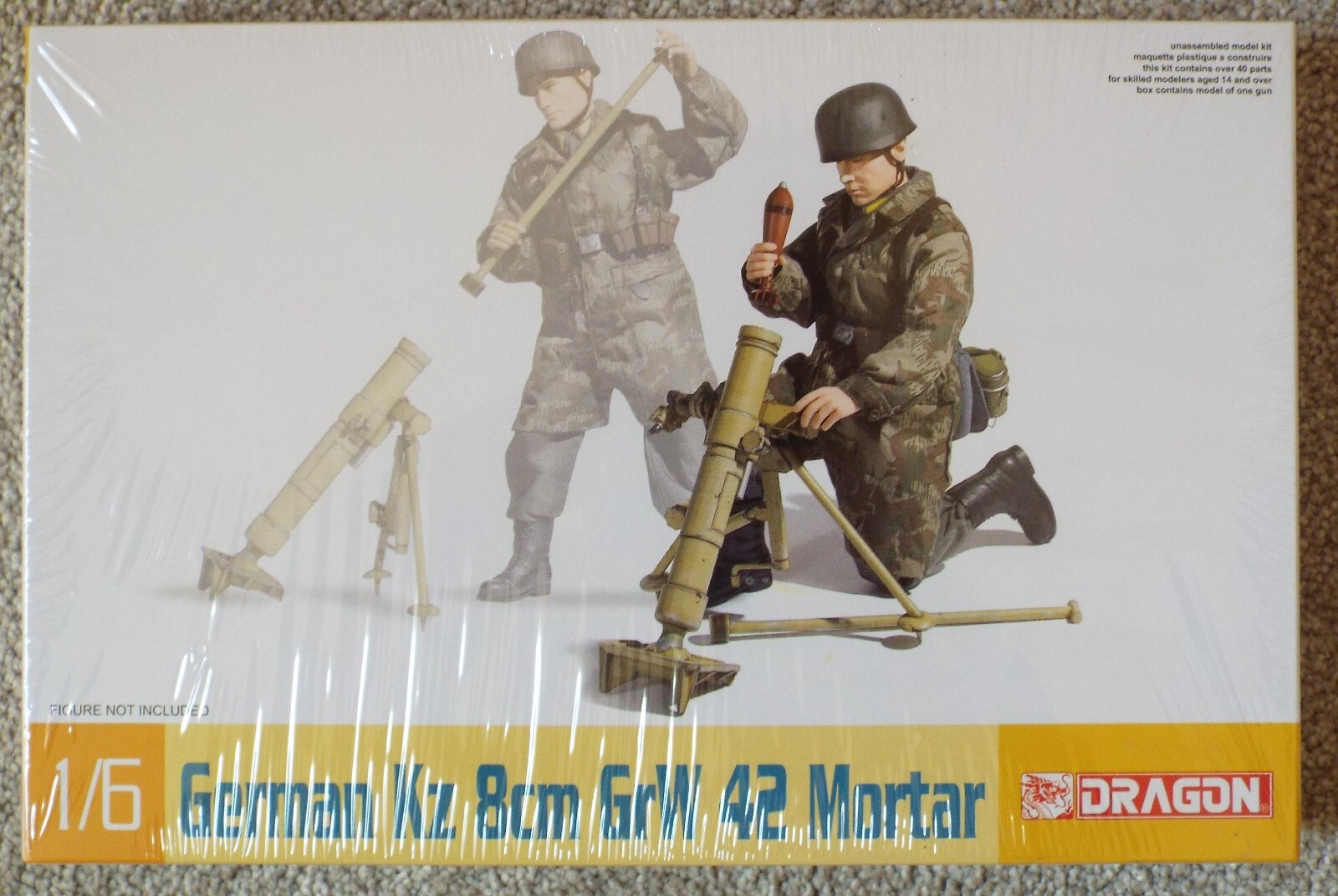 1/6 German Kz 8cm GrW 42 Mortar Dragon #75023 Shrink Wrapped
