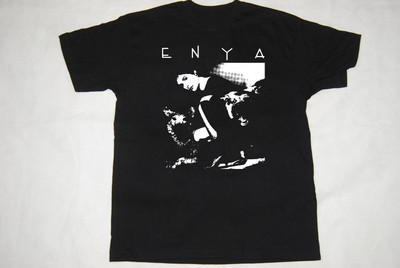 Enya Music For Lovers Black T-Shirt Cotton Full Size Unisex