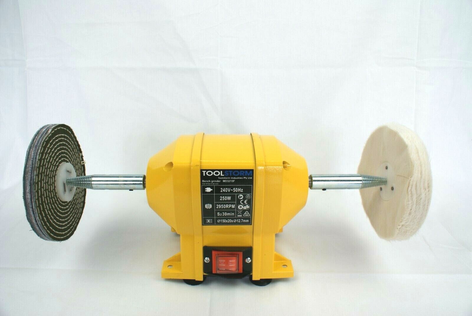 150mm Induction Bench Grinder Bench Polisher With 6" Metal Polishing