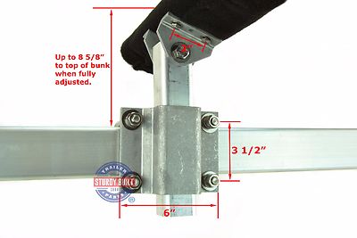 Trailer Hitch Bolts >> Aluminum 10" Bunk Bracket Swivel Top, Stainless Steel ... Trailer Hitch Bolts >> Aluminum 10" Bunk Bracket Swivel Top, Stainless Steel ...