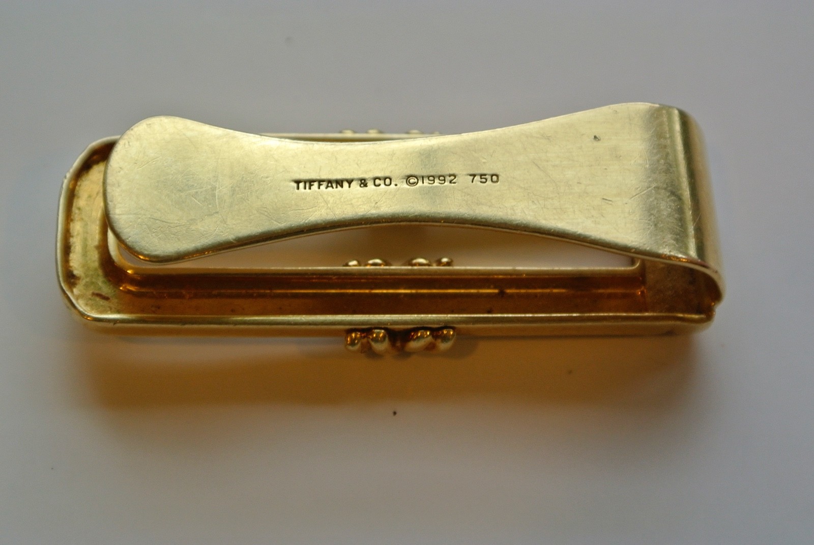 Authentic Tiffany & Company Jewelry Mens Money Clip 100% 18k Gold 750 $5000