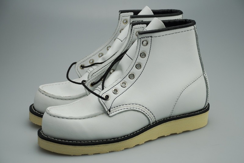 white red wing boots