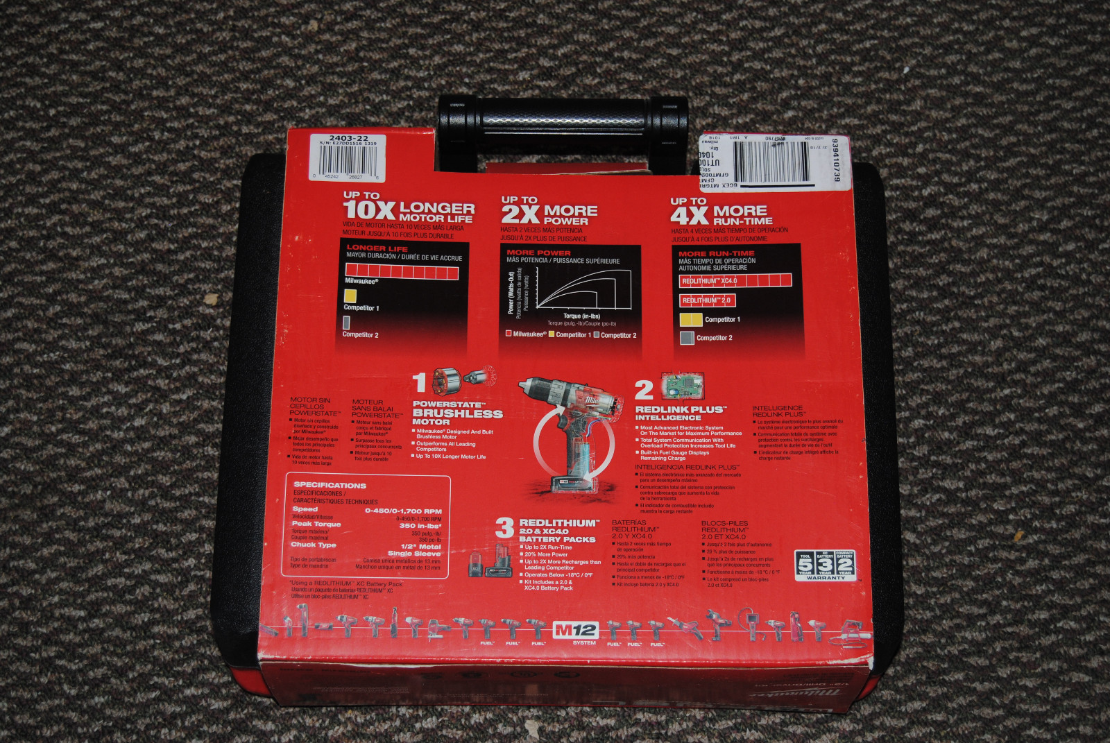 Milwaukee 2403-22 M12 FUEL 1/2