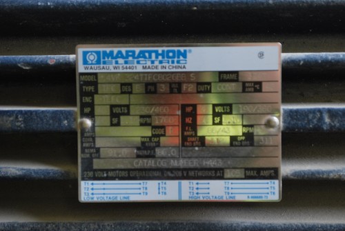 Marathon H443, 4VK 324TTFC8026BBS, HP:40, Rpm:1760, Frame:324T Motor - NEW