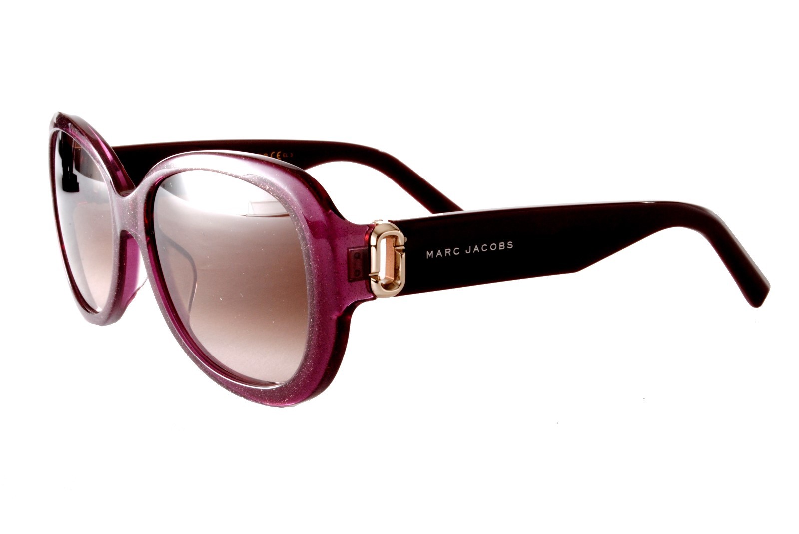 Marc Jacobs レクタンクルフレムサンクラス MARC422S EGL Marc Jacobs Mirrored Graphic Acetate Shield Sunglasses
