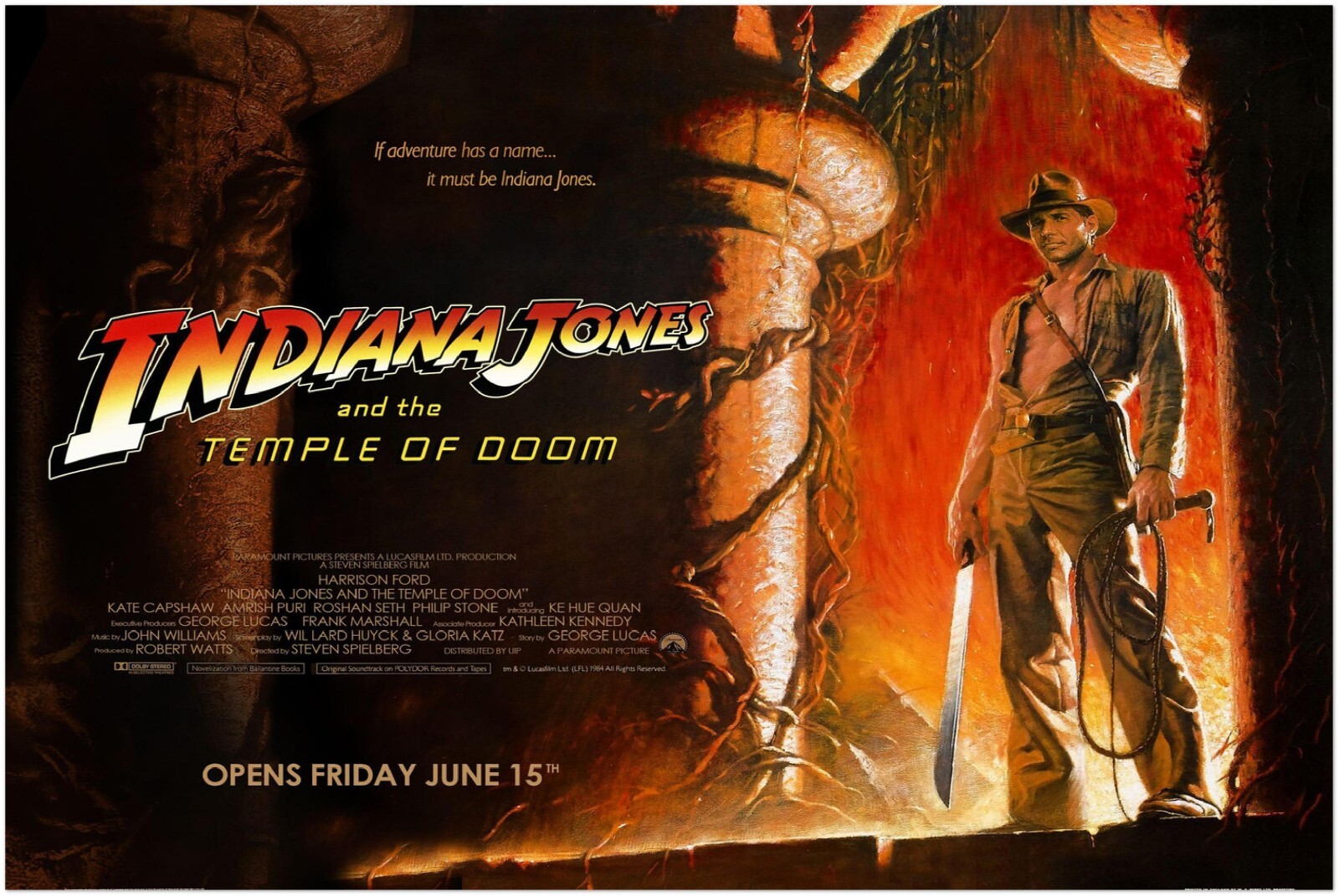 INDIANA JONES and the TEMPLE OF DOOM チラシ Indiana Jones And The Temple Of Doom Posters - Buy Indiana