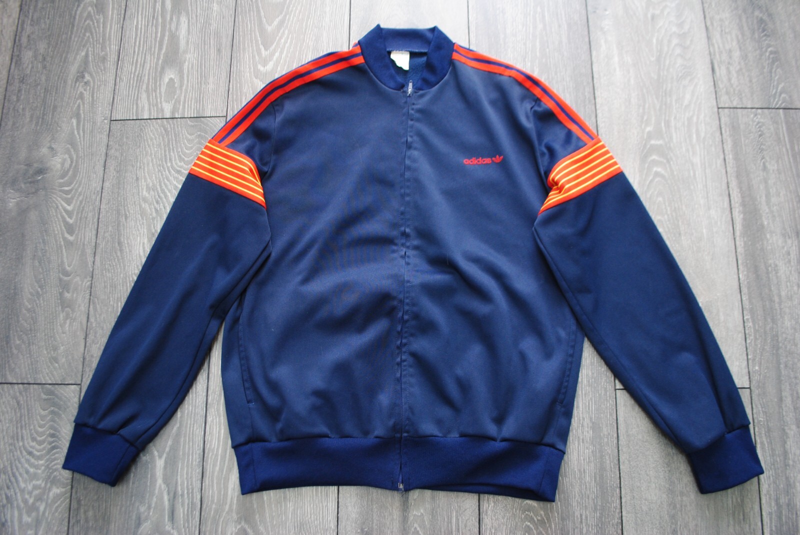 トップス adidas 70s~80s VENTEX track jacket Rare Vintage Adidas Ventex 80s 70s Track Jacket Navy Blue