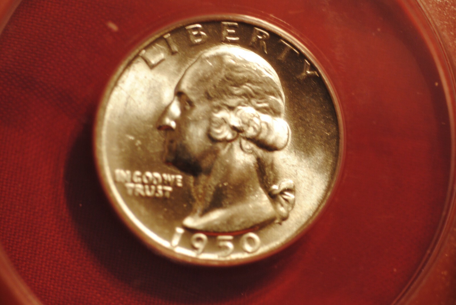 1950 D Washington Quarter MS 65 ANACS.