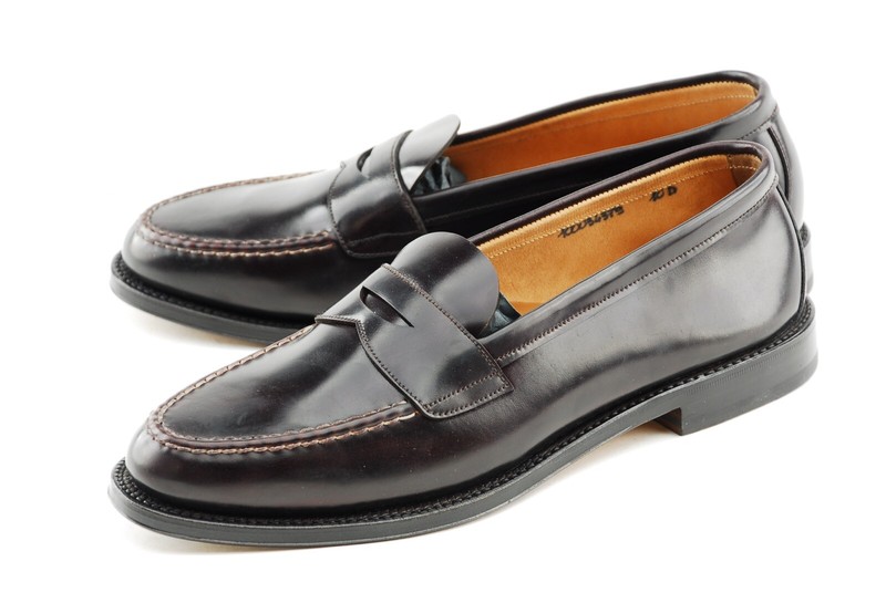 brooks brothers unlined cordovan loafer
