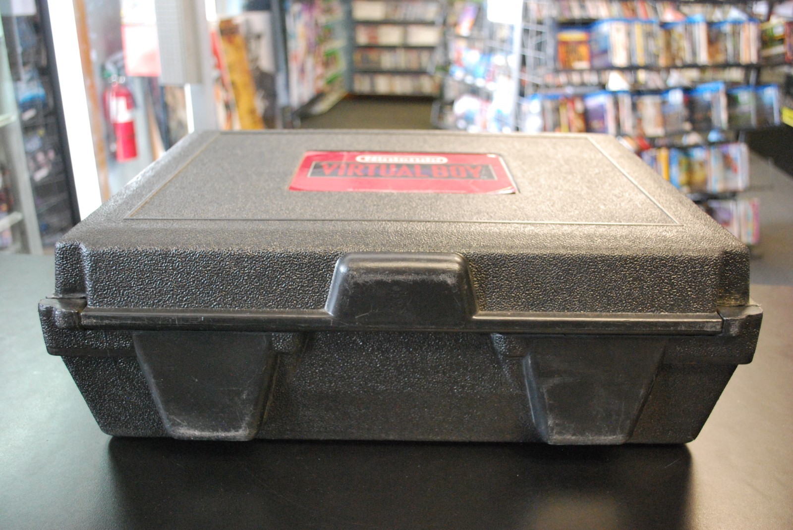 Nintendo Virtual Boy Hard Plastic Travel Rental Case for Console and Controller